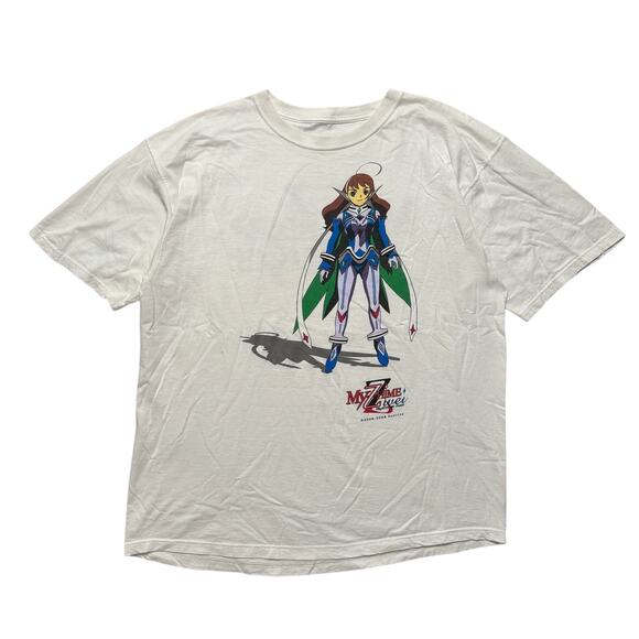 VTG Y2K 00's My Z Hime 2006 Graphic Promo Anime Manga White T-Shirt XL - Picture 1 of 4